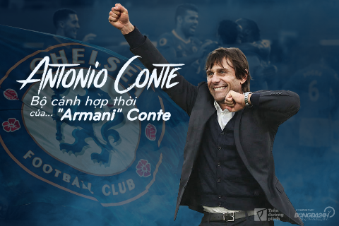 Antonio Conte: Bộ cánh hợp thời của..."Armani" Conte