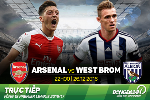 Arsenal 1-0 West Brom (KT): Giroud cứu rỗi "Pháo thủ"