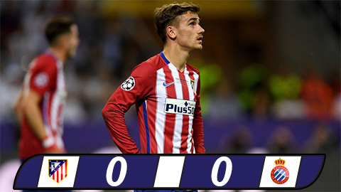 Atletico Madrid 0-0 Espanyol Hoa that vong, lo thoi co hinh anh