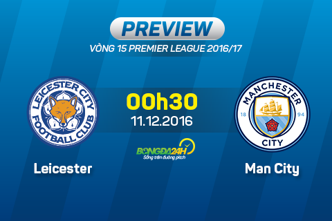 Leicester vs Man City (00h30 ngày 11/12): Vượt khó được không?