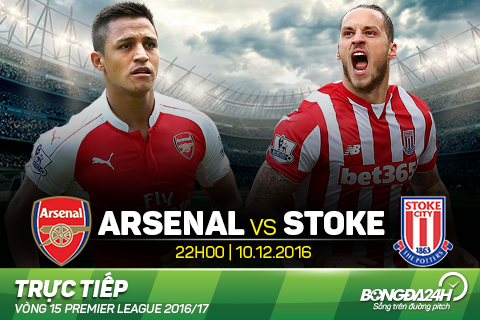 Arsenal 3-1 Stoke (KT): Tạm chiếm ngôi đầu