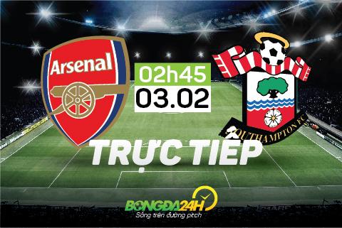 Arsenal 0-0 Southampton (Kết thúc): Hấp dẫn chỉ thiếu bàn thắng