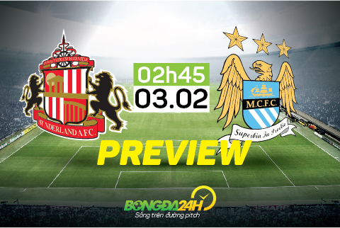 Sunderland vs Man City (2h45 ngày 3/2): Đá vì mình, vì Pellegrini!