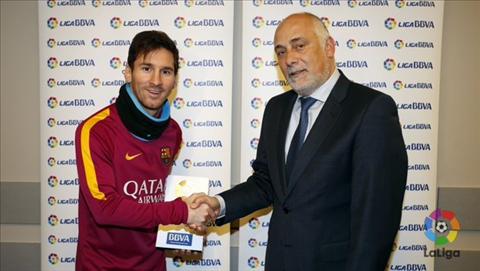 Bay gio, Leo Messi moi duoc La Liga vinh danh hinh anh