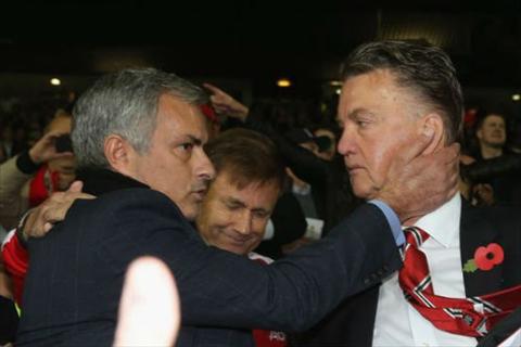 HLV Van Gaal không dám gọi điện thoại cho bạn cũ .... Jose Mourinho