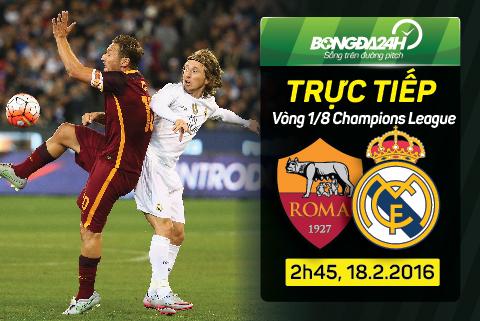 AS Roma 0-2 Real Madrid (KT): Los Blancos cầm chắc tấm vé dự tứ kết