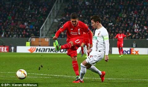 Video clip ban thang Augsburg 0-0 Liverpool (Vong 116 Europa League 20152016) hinh anh