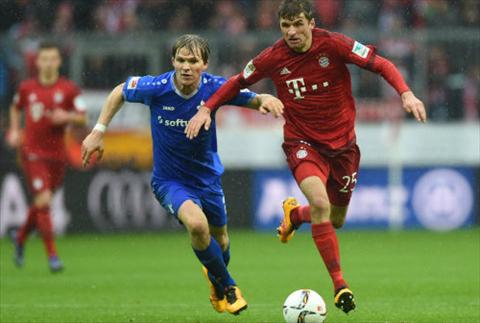 Video clip ban thang Bayern Munich 3-1 Darmstadt (Vong 22 Bundesliga 201516) hinh anh