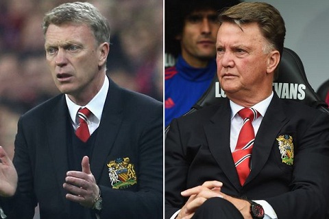 David Moyes bất ngờ bênh vực Louis van Gaal