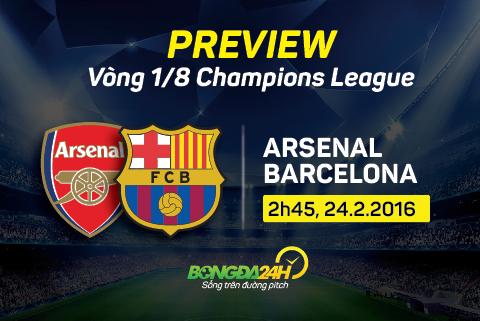 Arsenal vs Barcelona (2h45 ngày 24/2): Chơi vơi trong cơn mơ!