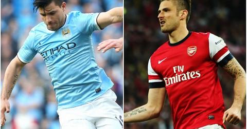 Giroud và Aguero: Kẻ khóc người cười