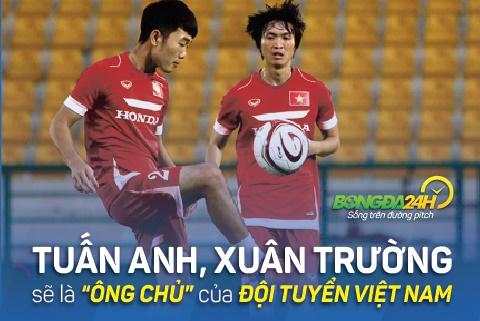 Tuấn Anh, Xuân Trường sẽ là “ông chủ” của ĐT Việt Nam