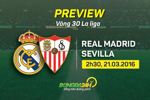 Real Madrid vs Sevilla (2h30 21/3): Khôn nhà dại chợ