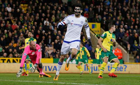 Diego Costa ghi ban thang quyet dinh cho Chelsea. Anh: Reuters.