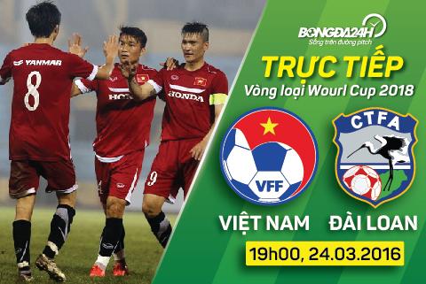Truc tiep: Viet Nam - Dai Loan