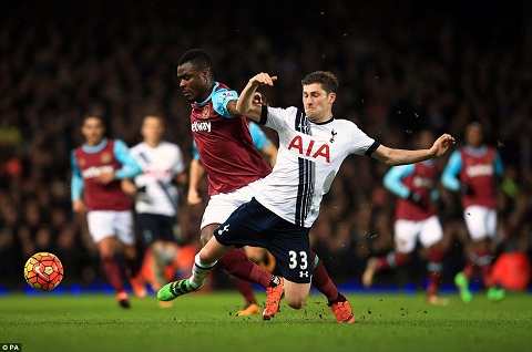 West Ham 1-0 Tottenham