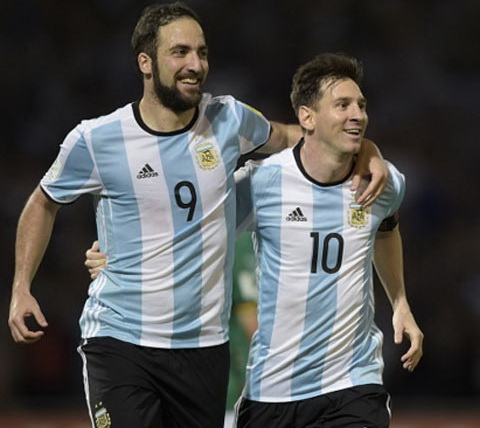 Video clip bàn thắng: Argentina 2-0 Bolivia (Vòng loại World Cup 2018)