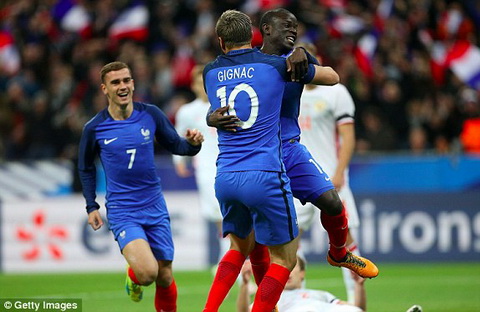 Video clip bàn thắng: Pháp 4-2 Nga (Giao hữu quốc tế)