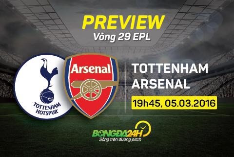 Tottenham vs Arsenal (19h45 ngày 5/3): “Gà trống choai” gáy vang tại ổ