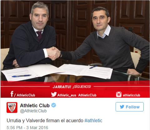 Ứng viên thay thế Zidane chính thức gia hạn với Bilbao