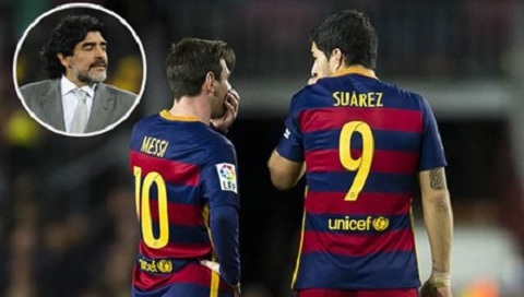 Huyen thoai Maradona doa cho Messi an dam hinh anh