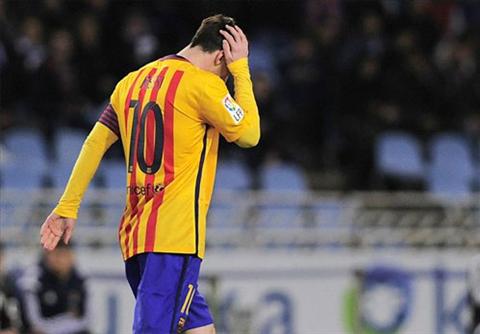 Barca cua Messi chi con hon doi xep thu hai Atletico dung ba diem. Anh: Reuters