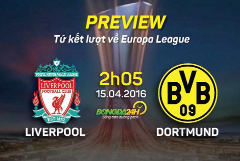 Liverpool vs Dortmund (lượt đi 1-1, 2h05 ngày 15/4): Lòng quả cảm của cánh chim Liver