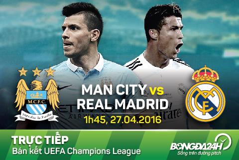 Man City 0-0 Real Madrid (KT): Vắng Ronaldo, đại chiến quá thiếu muối