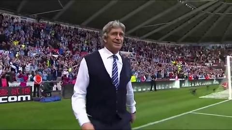 HLV Pellegrini sẽ ở lại Anh đối đầu Man City