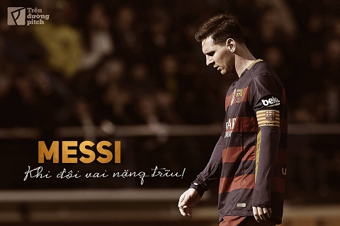 Messi - Khi đôi vai nặng trĩu