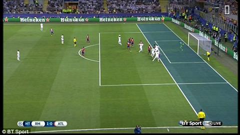 Tranh cãi: Sergio Ramos đã ghi bàn trong thế việt vị?