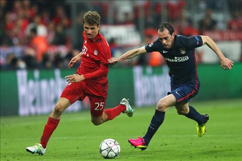 Muller Godin Bayern vs Atletico