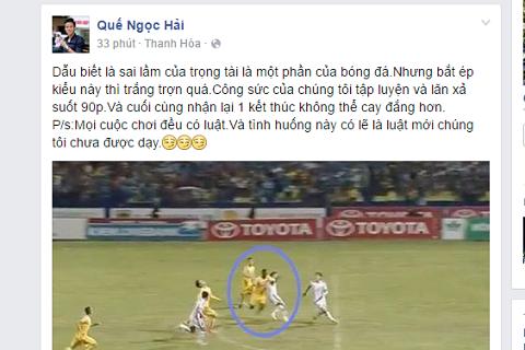 Ngọc Hải: Có lẽ trọng tài đã thổi theo luật mới mà chúng tôi chưa biết