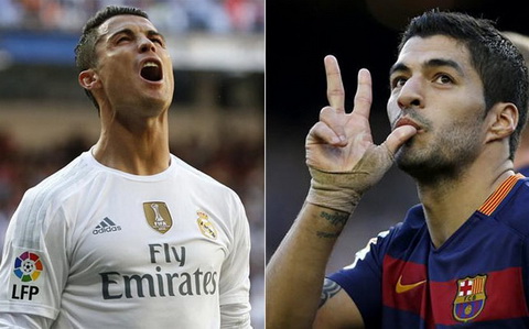 Cris Ronaldo va Luis Suarez thiet lap dau moc moi trong su nghiep hinh anh