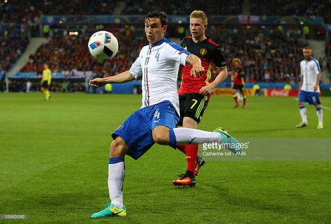 Darmian o tran dau Bi 0-2 vs Italia moi day