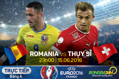Romania 1-1 Thụy Sỹ (KT): Bất phân thắng bại