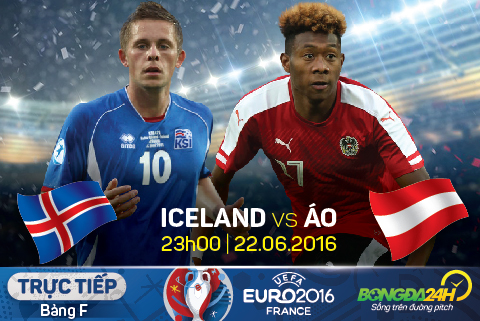 Iceland 2-1 Áo (KT): Chiến tích lịch sử của xứ Băng đảo