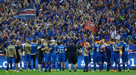 Iceland gay bat ngo lon trong lan dau tien du Euro. Anh: Reuters