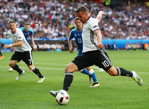 Podolski cho rang the thuc moi cua Euro 2016 that ngu xuan. Anh: Getty Images.