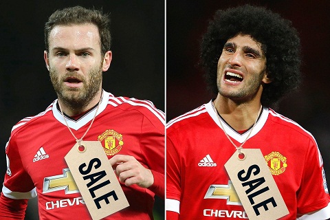 Đây! Danh sách những sao M.U bị Mourinho đẩy khỏi Old Trafford