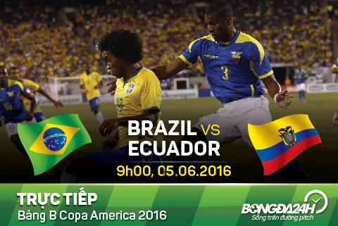 Brazil 0-0 Ecuador (KT): Bất phân thắng bại trong sôi nổi