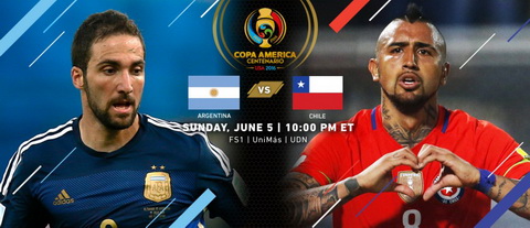 Argentina - Chile (9h00 ngay 76) Khong Messi, khong sao ca hinh anh