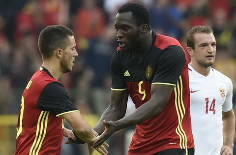 Video clip bàn thắng: Bỉ 3-2 Na Uy (Giao hữu quốc tế)