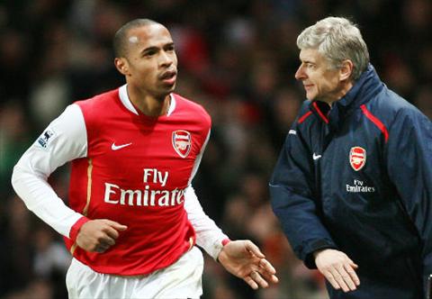 Huyền thoại Thierry Henry luôn mơ về ngày kế vị Arsene Wenger