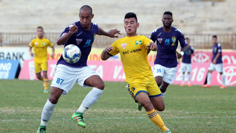 Tổng hợp: Hà Nội T&T 1-0 SLNA (Vòng 17 V-League 2016)