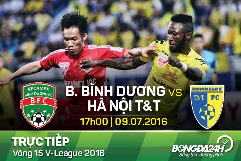 Bình Dương 4-5 Hà Nội T&T (KT): Rượt đuổi tỷ số trong trận đấu có 9 bàn thắng