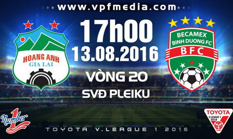 Tổng hợp: HAGL 3-1 Bình Dương (Vòng 20 V-League 2016)