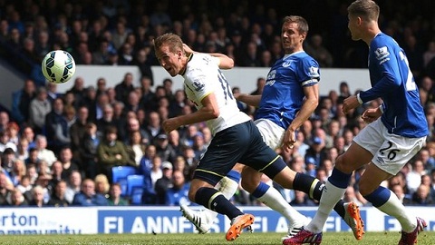 Everton 1-1 Tottenham Tien dao Harry Kane, anh o dau hinh anh