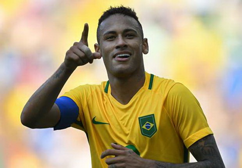 Diem tin Bongda24h sang ngay 188 Olympic Brazil dai thang, Neymar lap ky tich hinh anh