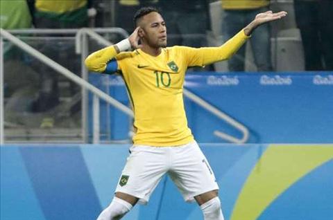Ngoi sao Neymar lap ky luc ghi ban tai Olympic hinh anh